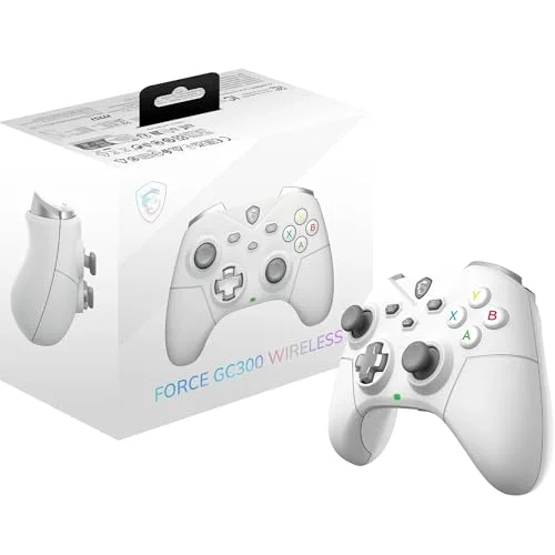 MSI FORCE GC300 Wireless Manette PC Sans Fil Blanche