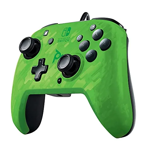 PDP Faceoff Deluxe+ Audio Camo Filaire Nintendo Switch