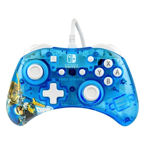 PDP Rock Candy Mini Zelda Manette Filaire Nintendo Switch