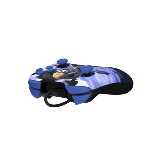 Manette de jeu - PDP - Rematch Warrior Link - Filaire - Couleur Bleu - Vibration Non - vue 7