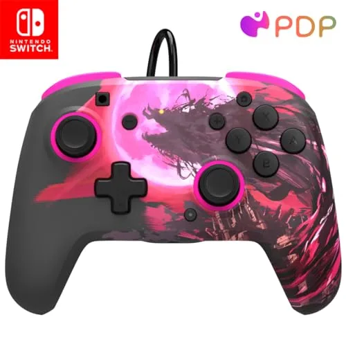 PDP Rematch Wired Controller Zelda Arrows Rose Nintendo Switch