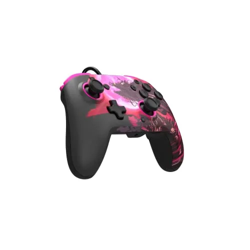 Manette de jeu - PDP - Rematch Zelda (Ganon) - Filaire - Rose - Nintendo Switch - vue 9