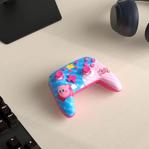 Manette de jeu - POWER A - Kirby - Filaire - Câble USB 3m - 2 boutons mappables - vue 2