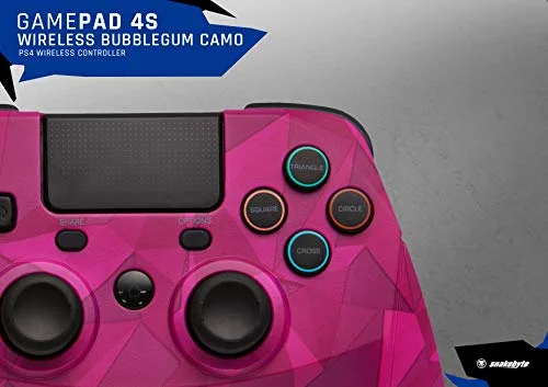 Manette de jeu - SNAKEBYTE - Game Pad S - Camouflage rose - Bluetooth - Vibration double - vue 3