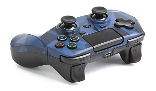 Manette de jeu - SNAKEBYTE - Game Pad S sans fil pour PS4 - Bluetooth - Camouflage bleu - Vibration - vue 3