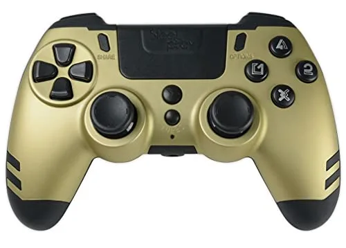 Steelplay Slim Pack Manette sans fil Or PS4/PC