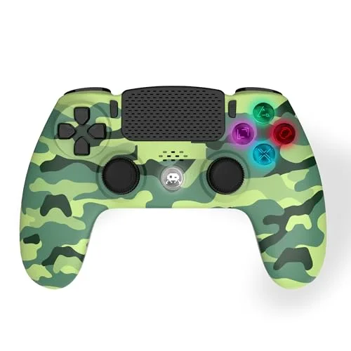 TRADE INVADERS Manette sans fil PS4 Camo Vert