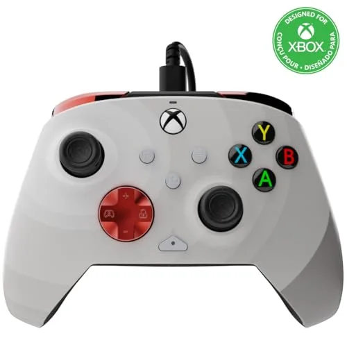 PDP REMATCH Advanced Filaire Radial White Xbox