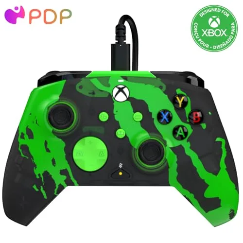 PDP Rematch Glow Advanced Jolt Green