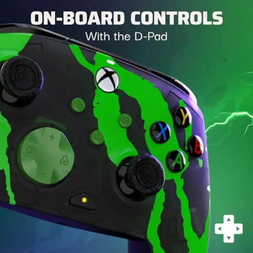 Manette de jeu - Xbox - Rematch Glow Advanced - Filaire - Jolt Green - PDP - vue 7