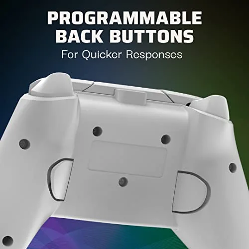 Manette filaire - Afterglow Wave - Nintendo Switch et Switch OLED - PDP - Éclairage LED - Blanc - vue 6