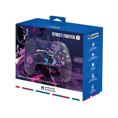 Manette Filaire Fighting Commander Octa Hori Edition Street Fighter 6 Juri-Accessoire-PC - vue 6