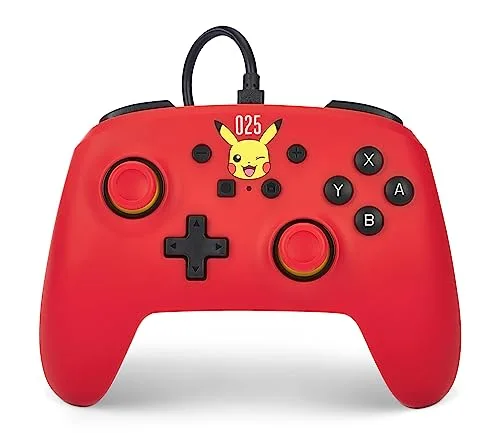 PowerA Pikachu Rieur Filaire Switch