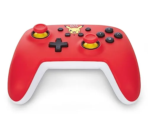Manette filaire Gamepad PowerA pour Nintendo Switch - Pikachu Rieur - Jaune - Vibration - vue 8