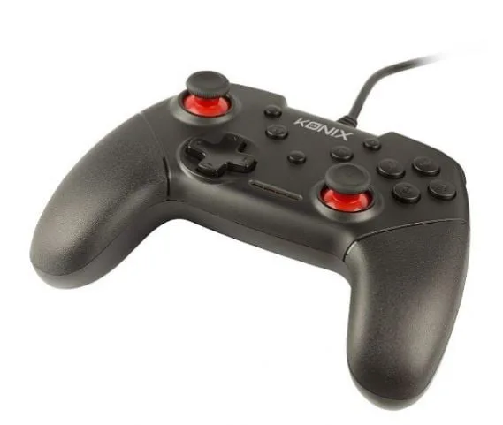 Konix FFF Manette filaire Switch Blanc 3m Vibration