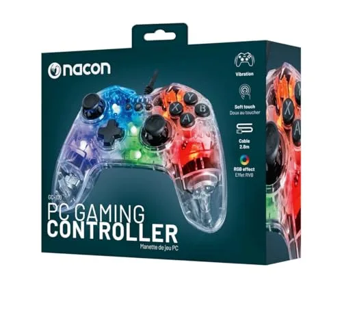 Nacon GC-100RGB Manette filaire RGB pour PC