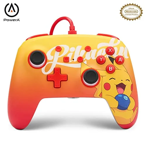 PowerA Pikachu Oran Berry Filaire Switch