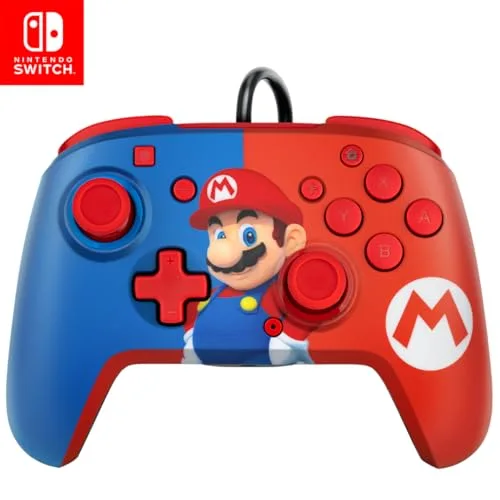 PDP Rematch Mario Manette Filaire Nintendo Switch