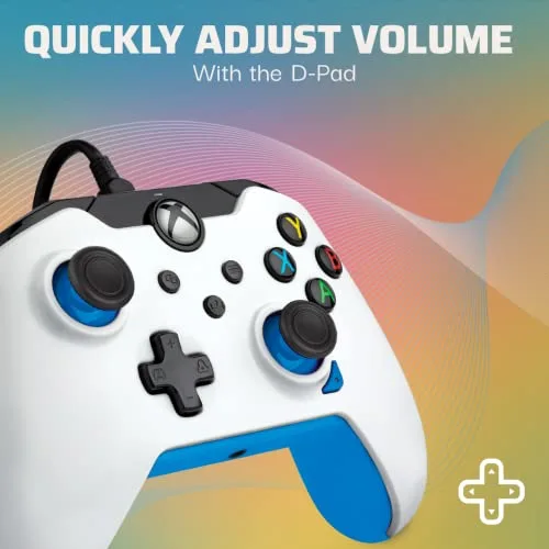Manette filaire Pdp pour Xbox et PC Ion Blanc - vue 3