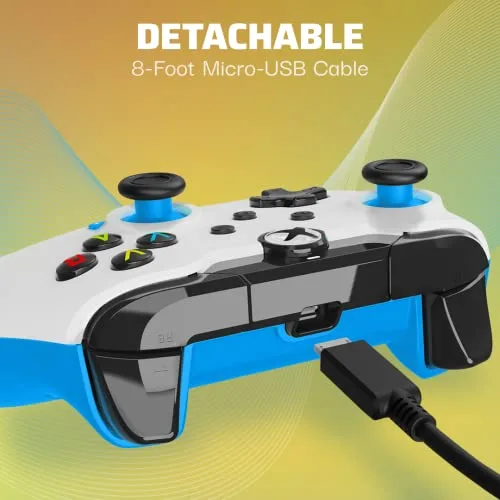 Manette filaire Pdp pour Xbox et PC Ion Blanc - vue 6