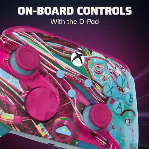 Manette filaire Pdp Rematch Glow Wired Advanced Android Dreams pour Xbox Series X S Xbox One et PC - vue 7