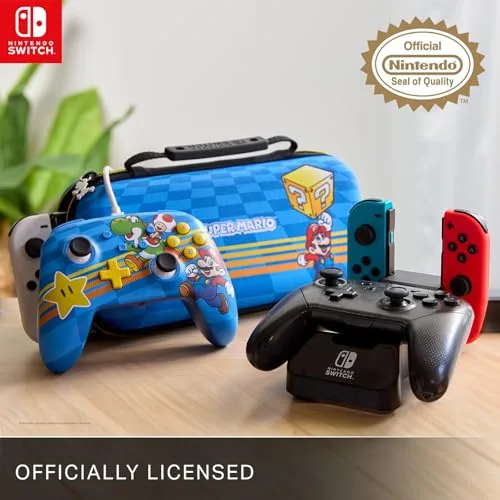 Manette Filaire - POWER A - Nintendo Switch - Mario Hero Reel - vue 2