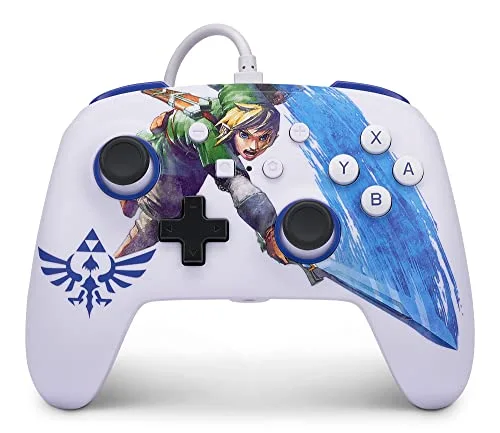 PowerA Enhanced Wired Controller Zelda Master Sword Attack