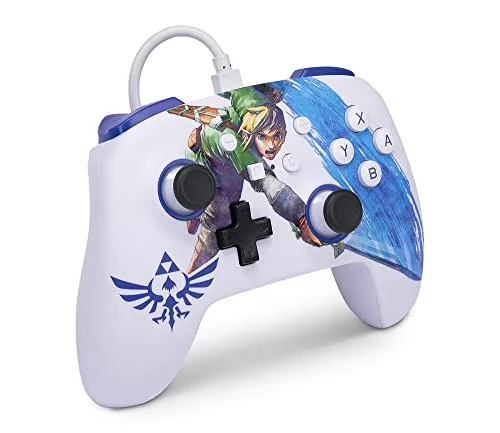 Manette Filaire - POWER A - Nintendo Switch - Master Sword Attack - vue 3