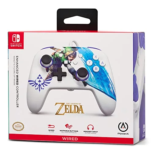 Manette Filaire - POWER A - Nintendo Switch - Master Sword Attack - vue 9