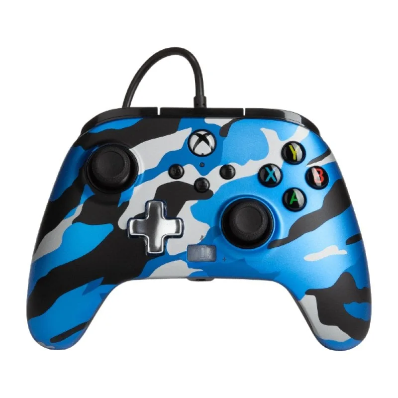 Manette Filaire PowerA Blue Camouflage Xbox