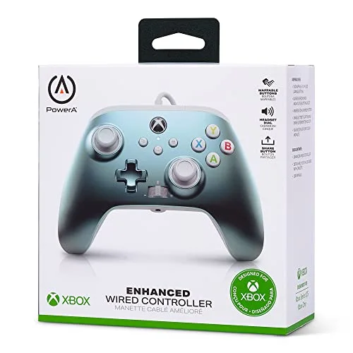 Manette filaire PowerA gris métallisé Xbox Series X/S - vue 9