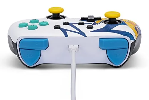 Manette filaire - PowerA - Nintendo Switch - Pikachu High Voltage - Blanc - Jaune - vue 7