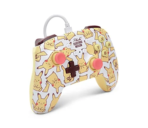 Manette filaire PowerA Pikachu Blush pour Nintendo Switch - vue 3