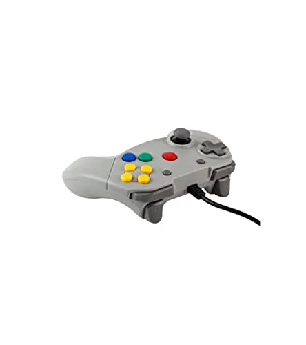 Manette filaire Under Control Nintendo 64 - 2M - Grise - vue 3