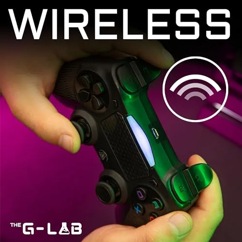 Manette Gamer - The G-Lab - K-PAD THORIUM - Sans Fil - PS4 - Noir - vue 6