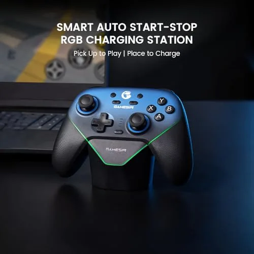 Manette GameSir SuperNova T4n Pro Inalámbrico Azul - vue 6