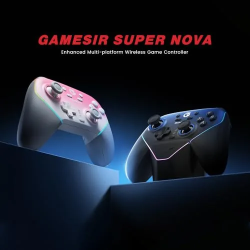 Manette GameSir SuperNova T4n Pro Inalámbrico Azul - vue 7