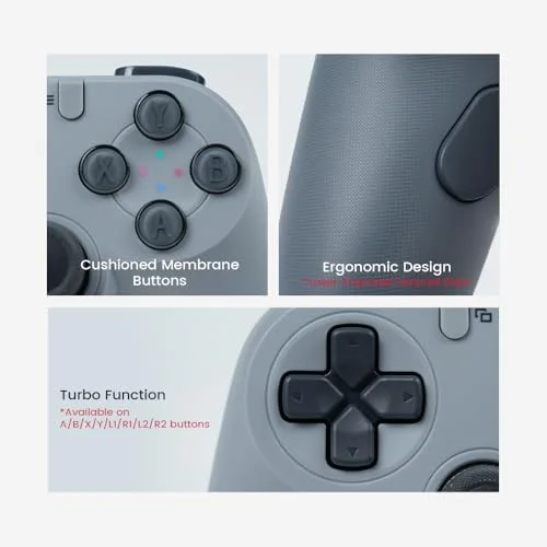 Manette GameSir T3 WT Tegenaria Lite Blanche Câblee - vue 8