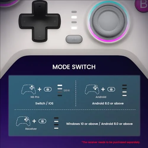 Manette GameSir T4n Nova Wireless Turquoise - vue 8