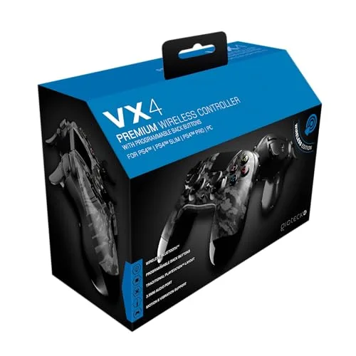 Manette Gioteck VX-4 Camouflage Grey PS4 PC - vue 4