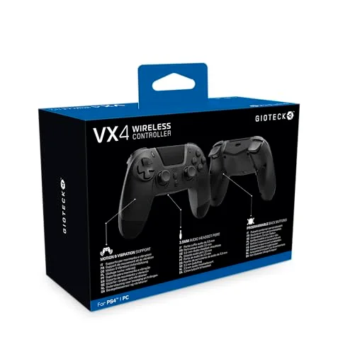 Manette Gioteck VX-4 Noir PS4 PC Sans Fil - vue 5