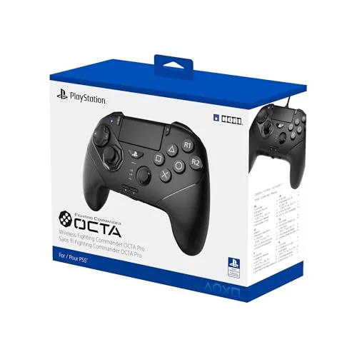 Manette Hori SPF-040E Wireless Fighting Commander Octa Pro PS5 PC - vue 5