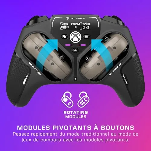Manette intelligente sans fil - TURTLE BEACH - TBS-0120-05 - Stealth™ Pivot - 24GHz ou Bluetooth - Noir - vue 2