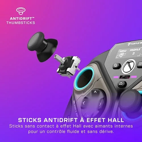 Manette intelligente sans fil - TURTLE BEACH - TBS-0120-05 - Stealth™ Pivot - 24GHz ou Bluetooth - Noir - vue 3