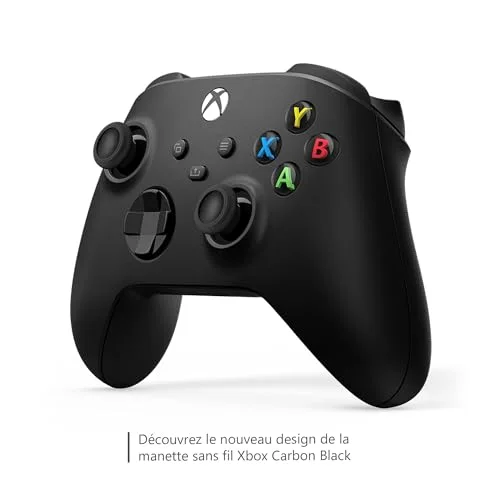 Manette Microsoft Xbox Sans Fil Noir Carbon - vue 2