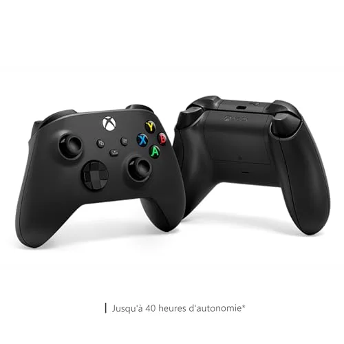 Manette Microsoft Xbox Sans Fil Noir Carbon - vue 4