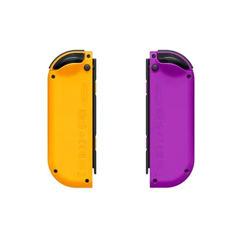 Manette Nintendo Joy-Con Set Gauche/Droite Violet Néon/Orange Néon - vue 3