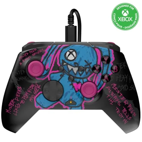 Manette PDP Rematch Glow Mister Peeks Filaire Xbox - vue 2