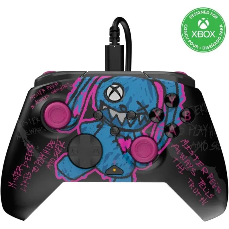 Manette PDP Rematch Glow Mister Peeks Filaire Xbox