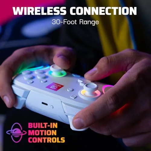 Manette PDP Rematch Glow Sans Fil Nintendo Switch - vue 6